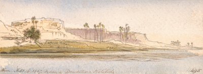 Tussen Dendour en Kalabshe door Edward Lear